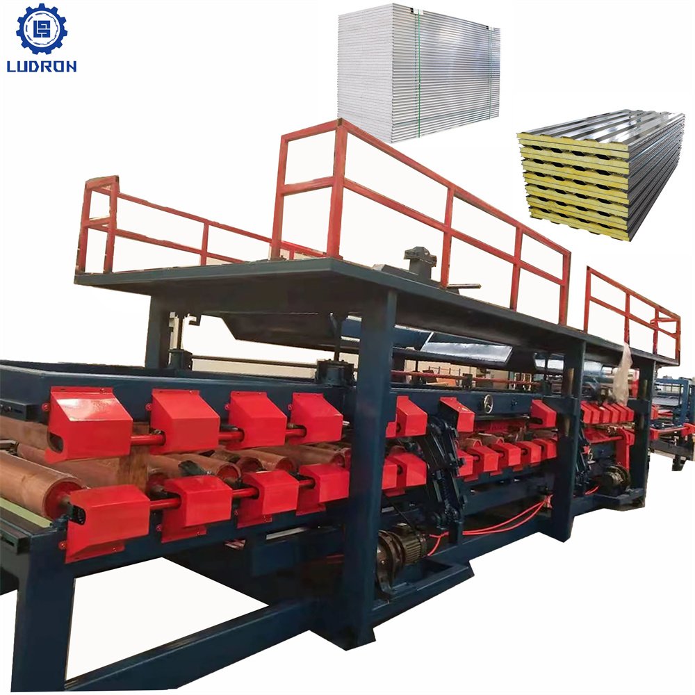 Direct Factory Sale Sandwich Panel Production Line Eps Composite Roof Wall Panel Making Machine With Motor Gear Core Components